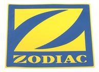 Фото Логотип «zodiac» 17,5 х 17,5 см, желтый с синим