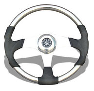 Фото Рулевое колесо «matrix», белый обод.