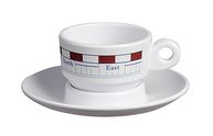 Фото Чашка кофейная с блюдцем «mistral», 6х5 см, 6 шт